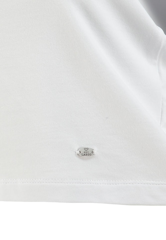 Key Largo Tričko 'Vanilla' – bílá