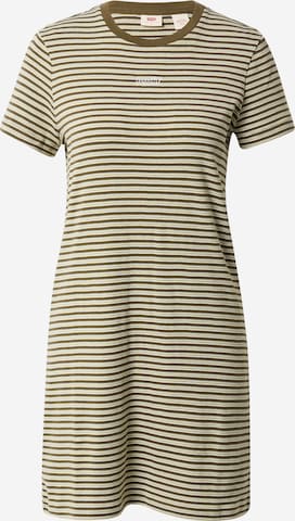 LEVI'S ® Kleit 'Vacation Tee DreSS', värv roheline: eest vaates