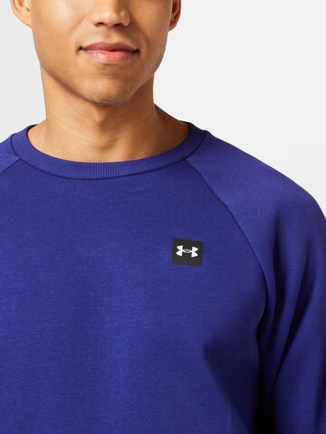 UNDER ARMOUR Sport sweatshirt 'Rival' i blå