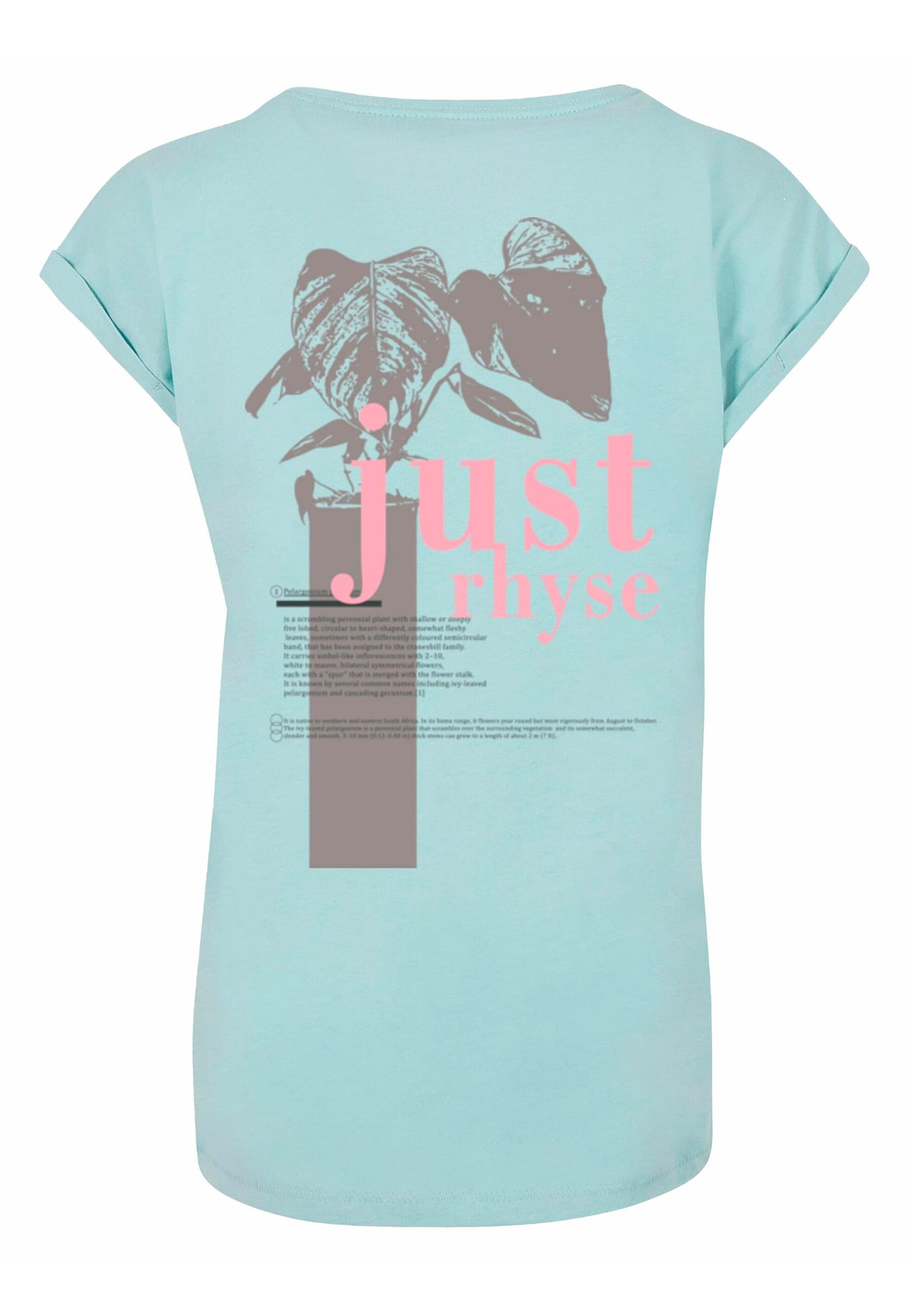 Just Rhyse T-Shirt 'Greenhouse' in Blau