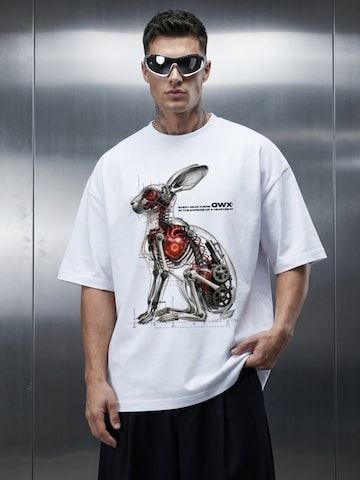 QWX2 Shirt 'PULSE' in Wit