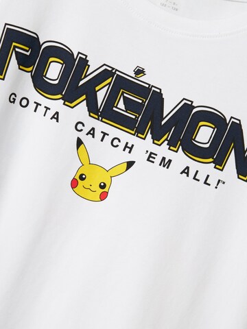 NAME IT Shirts 'Pokémon' i hvid