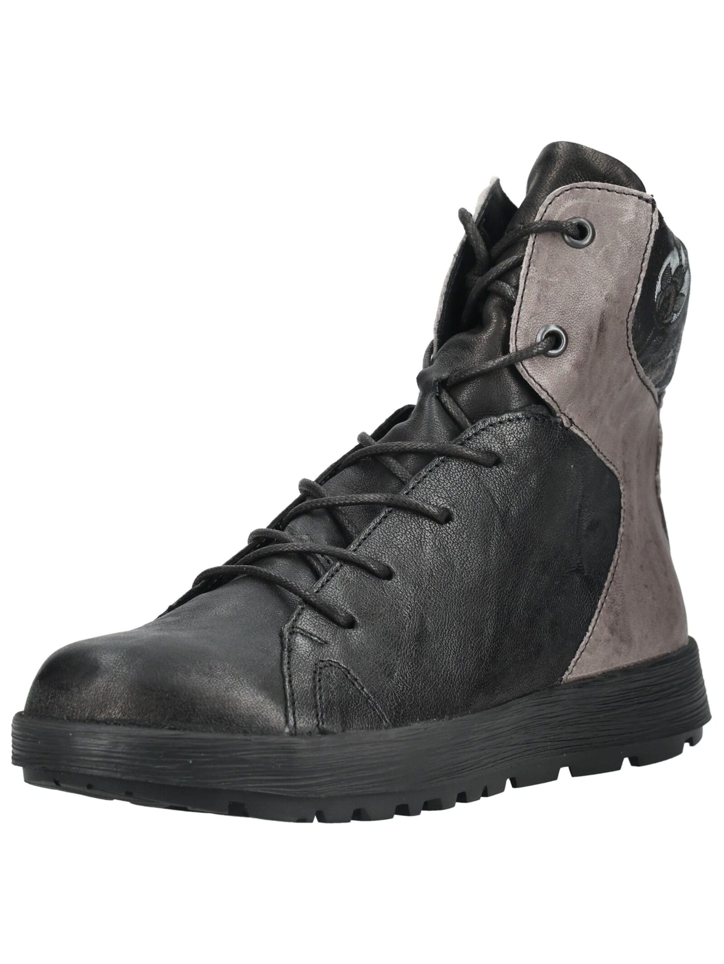 Bottines à lacets THINK! en noir : devant