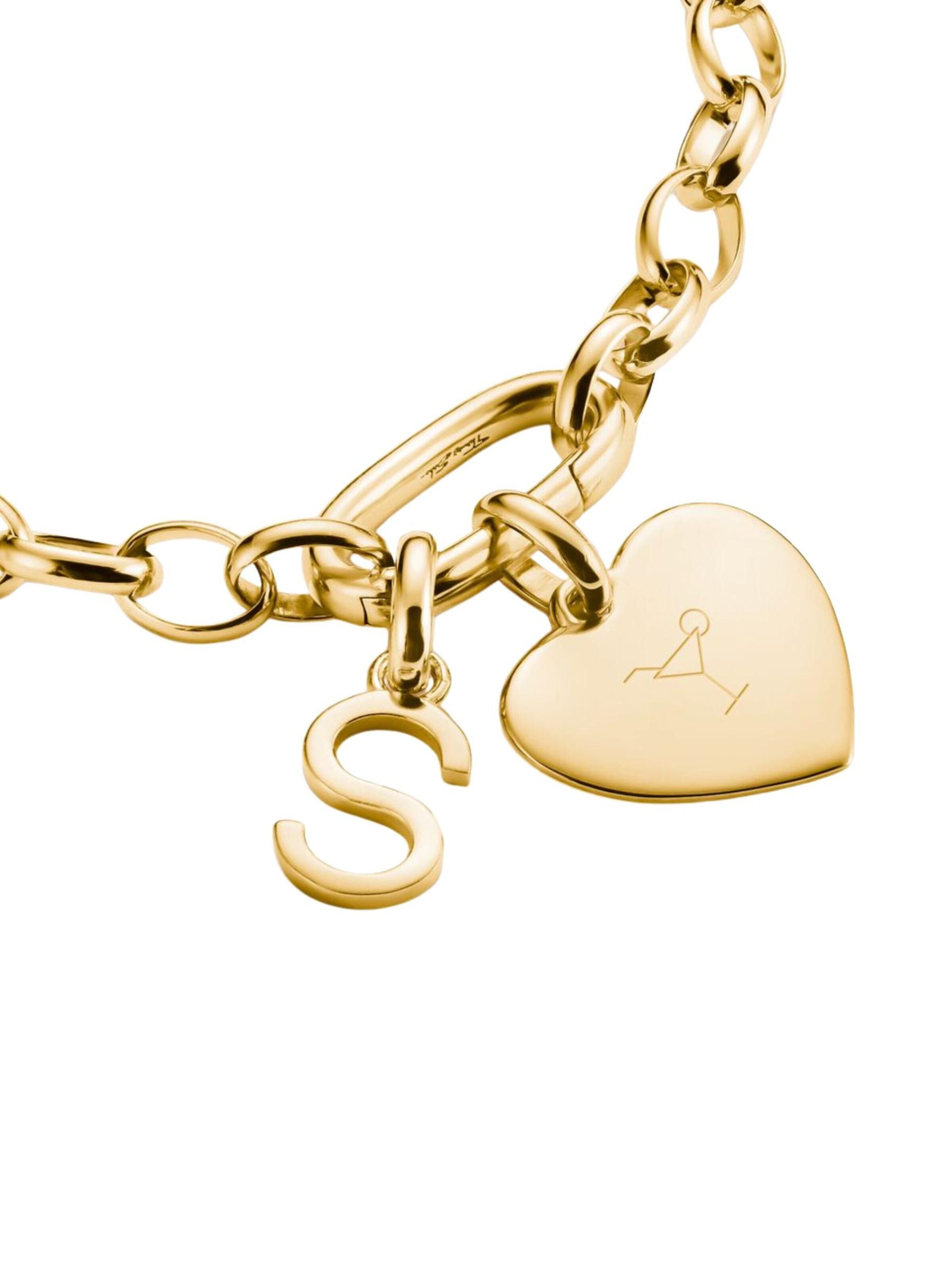 Pendentif 'Charm-Anhänger Herz Connect vergoldet' Thomas Sabo en or