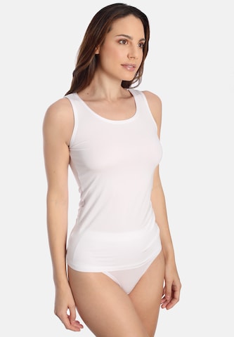 sassa Onderhemd 'LOVELY SKIN' in Wit: voorkant