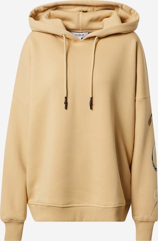 ABOUT YOU Limited Sweatshirt 'Kiki' by Swantje Paulina in Beige: front