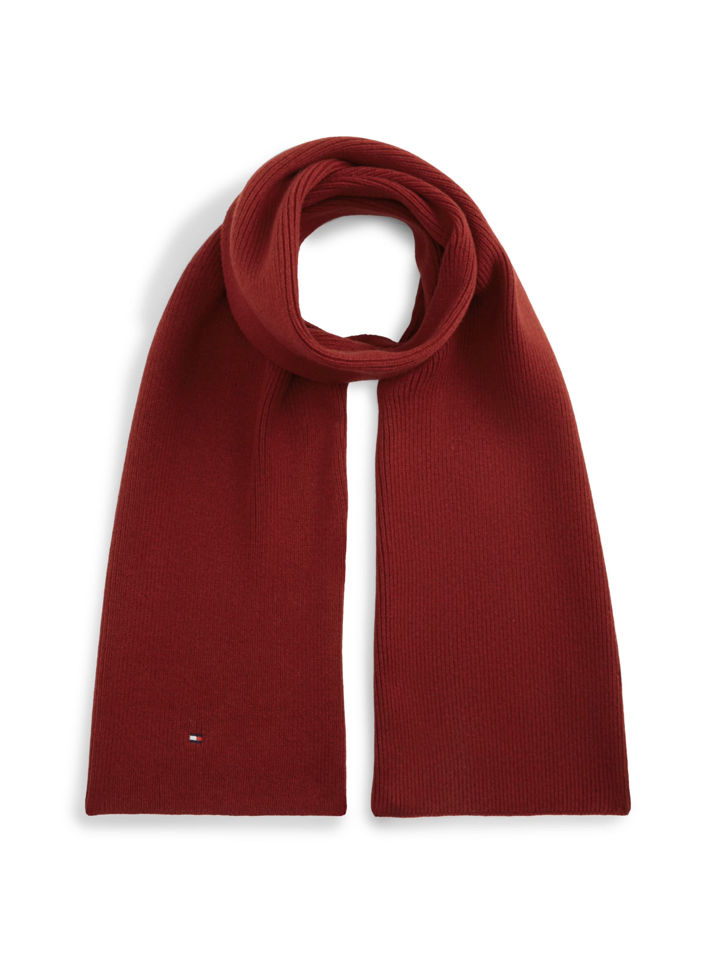 TOMMY HILFIGER Scarf in Red: front