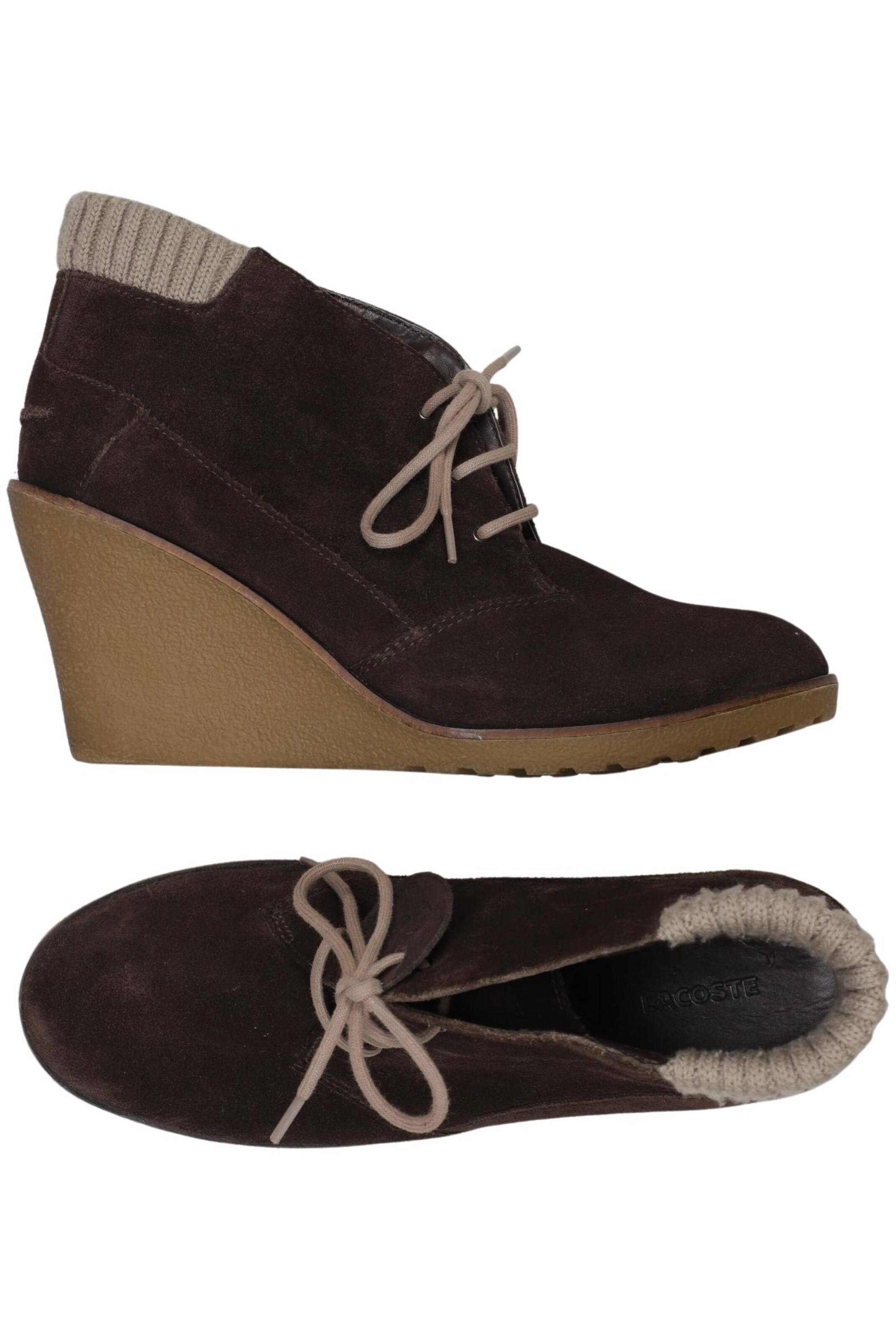 LACOSTE Stiefelette 40 in Braun: Vorderseite