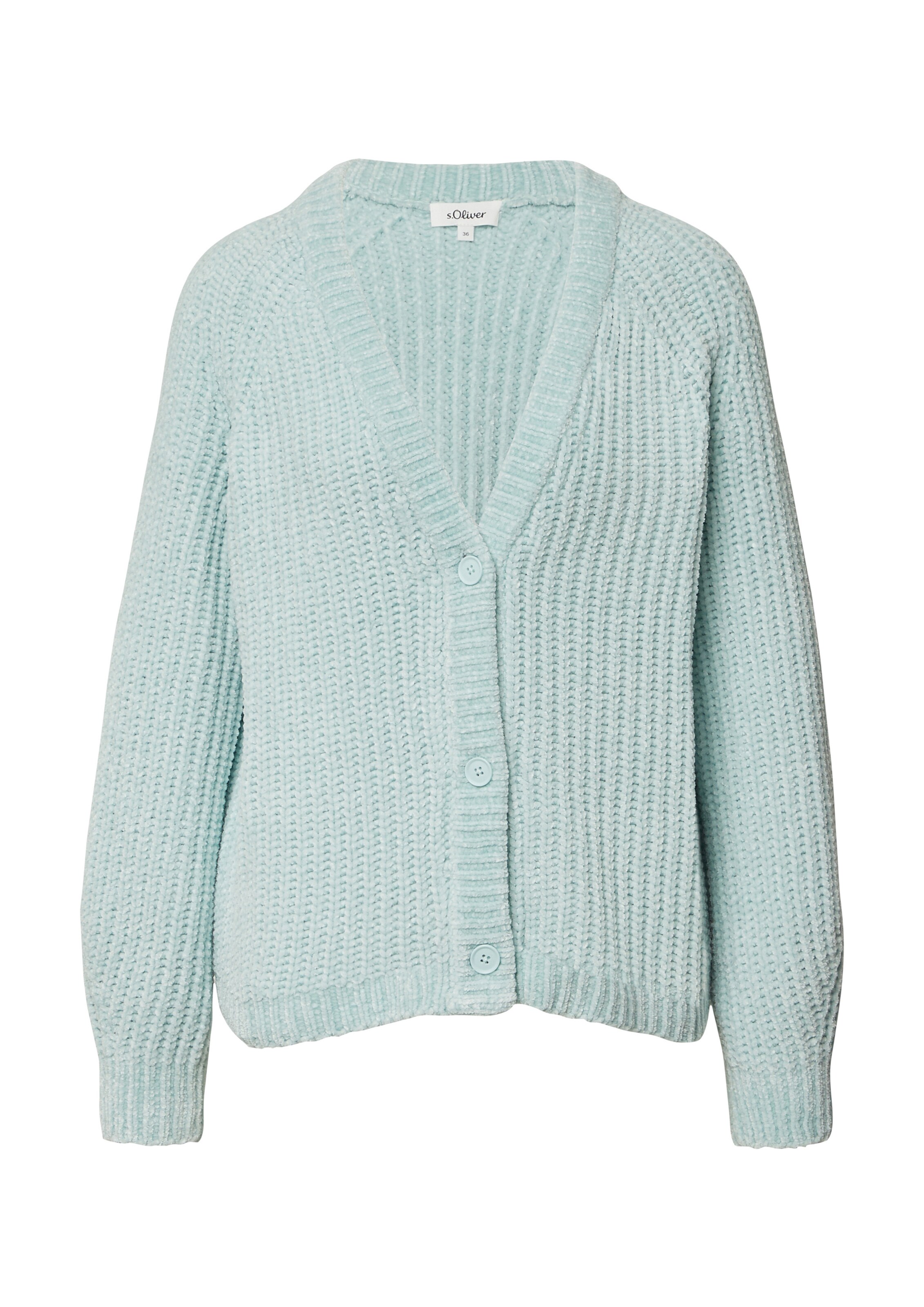 Cardigan s.Oliver en bleu : devant