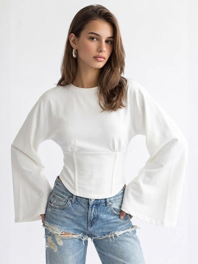 MixRay Bluse‌‌‌‌‌‌ in S in weiß, Produktansicht