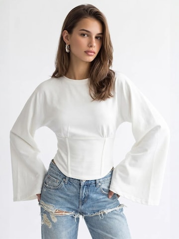 MixRay Blouse in White: front