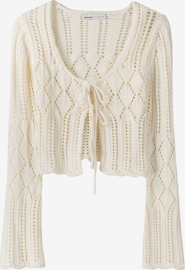 Bershka Knit cardigan in Ecru, Item view