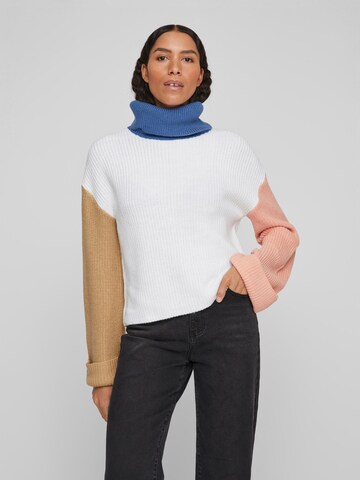 VILA Sweater 'Naya' in White: front