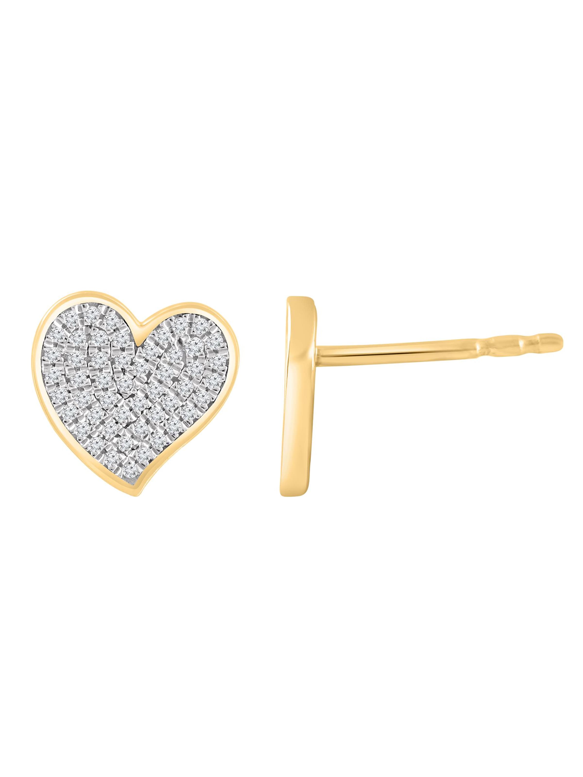Diamant Exquis - Pendientes en oro