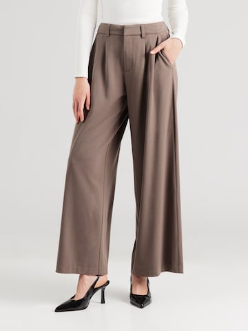 VERSTIQUE Широкий Штаны в Бежевый: спереди