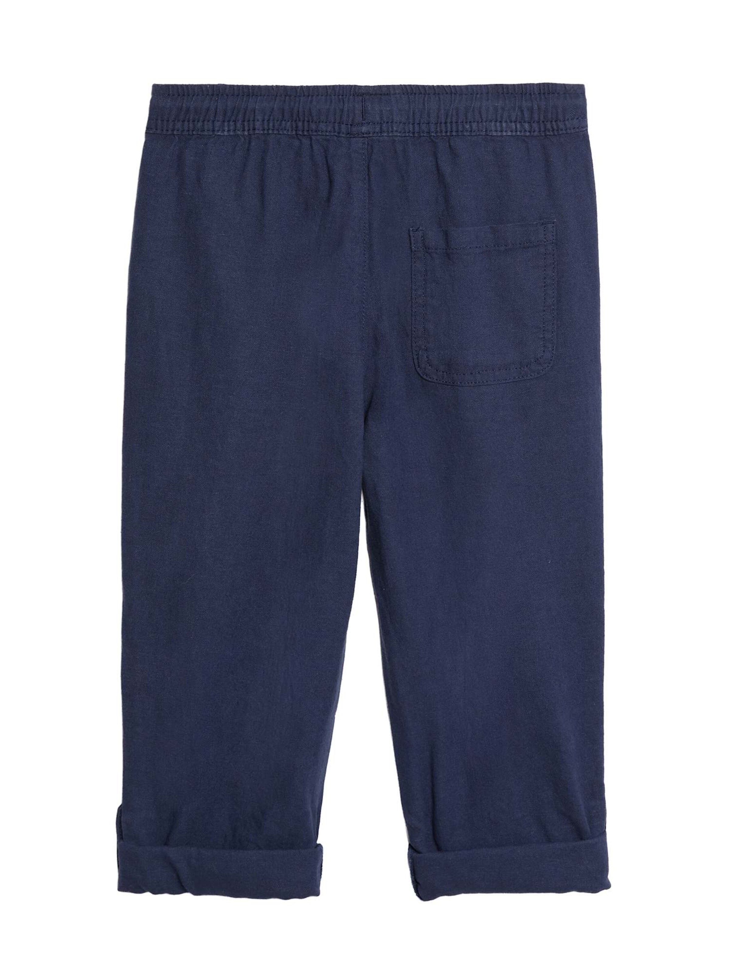 Marks & Spencer Loosefit Broek in Blauw: voorkant
