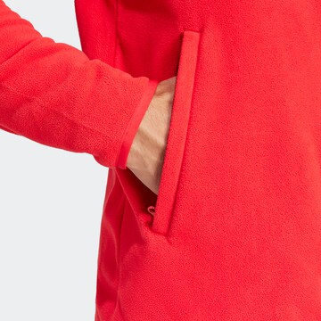 ADIDAS TERREX Athletic Fleece Jacket in Red