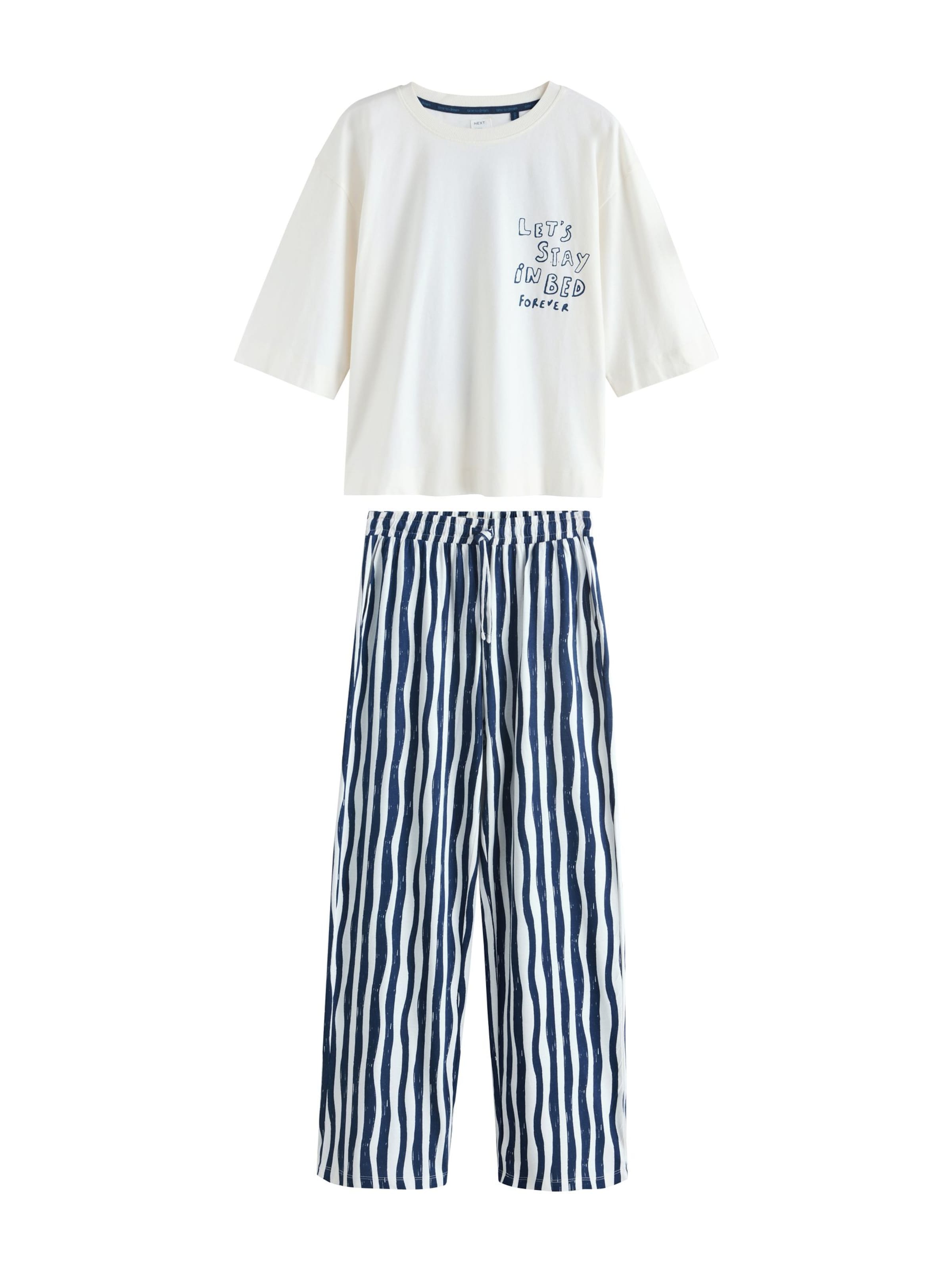 Next Pizsama - kék: elől