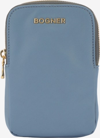 BOGNER Handytasche 'Klosters Neve Johanna' in Blau: Vorderseite