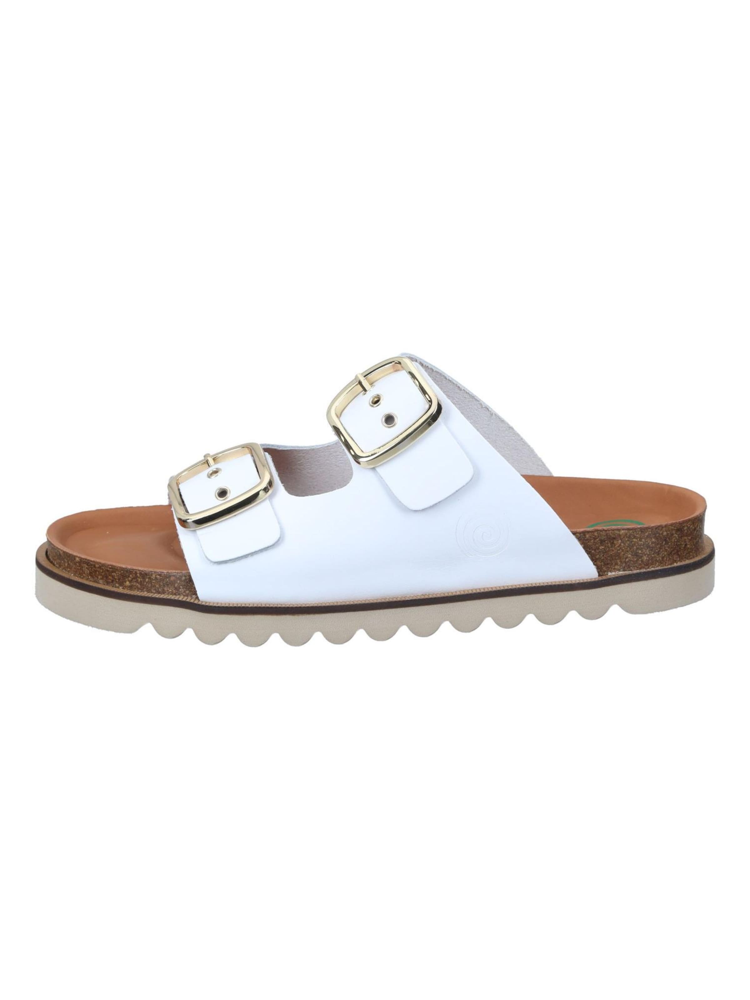 DR. BRINKMANN Mules 'BONILLO' in White