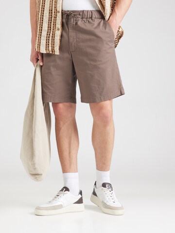 JACK & JONES Loosefit Chinobyxa 'JPSTJAIDEN' i brun: framsida