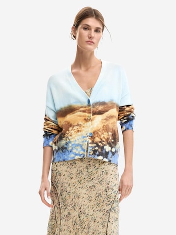 Desigual - Cárdigan 'JERS_SUN 26SWJF18' en azul: frente