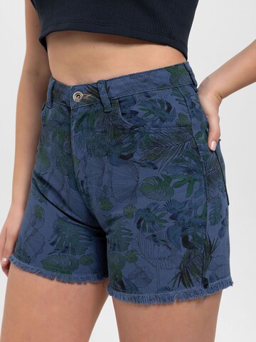 By Diess Collection Slimfit Byxa i blå