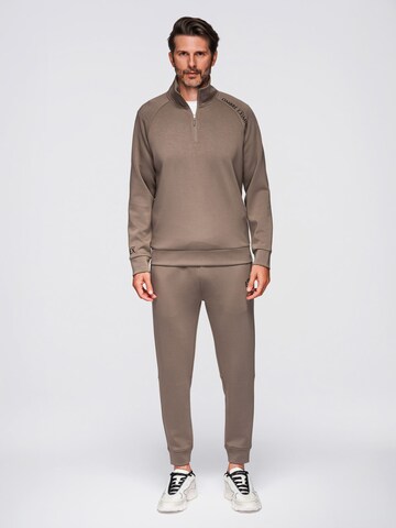 Ombre Joggingpak 'Eximio' in Bruin: voorkant