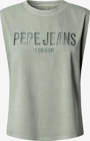 Top 'MIRARI' di Pepe Jeans in verde: frontale