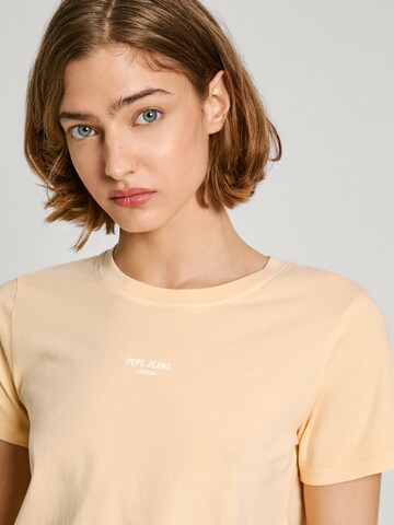 geltona Pepe Jeans Marškinėliai