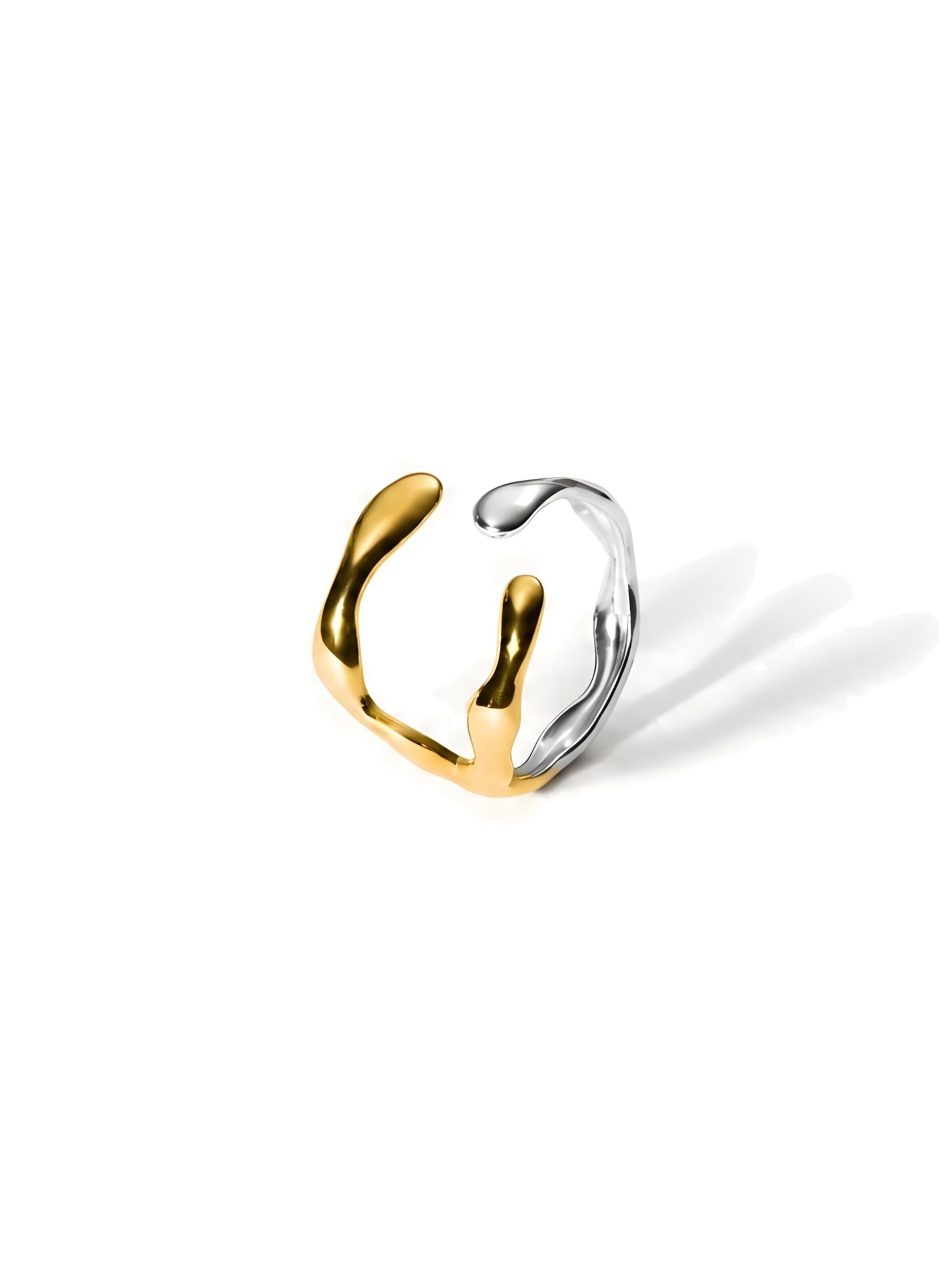 hiBALI Ring 'Dare'‌‌‌ in Mischfarben: Vorderseite