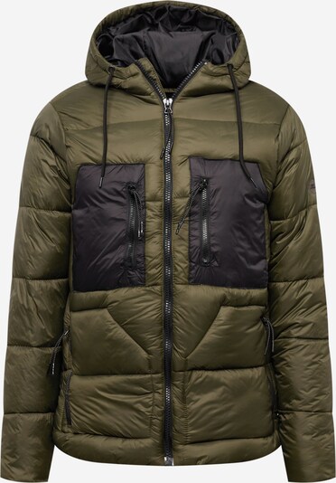 BLEND Zimska jakna | oliva / črna barva, Prikaz izdelka