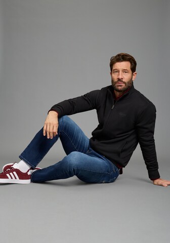 Man's World Sweatjacke in Schwarz