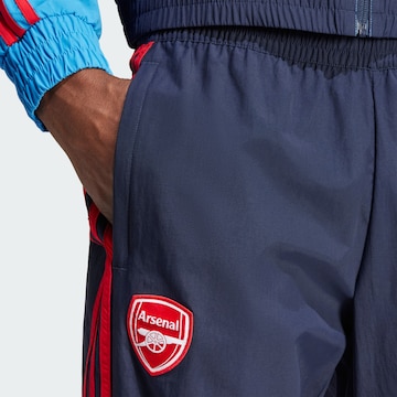 ADIDAS PERFORMANCE Regular Workout Pants 'Arsenal Woven Track' in Blue