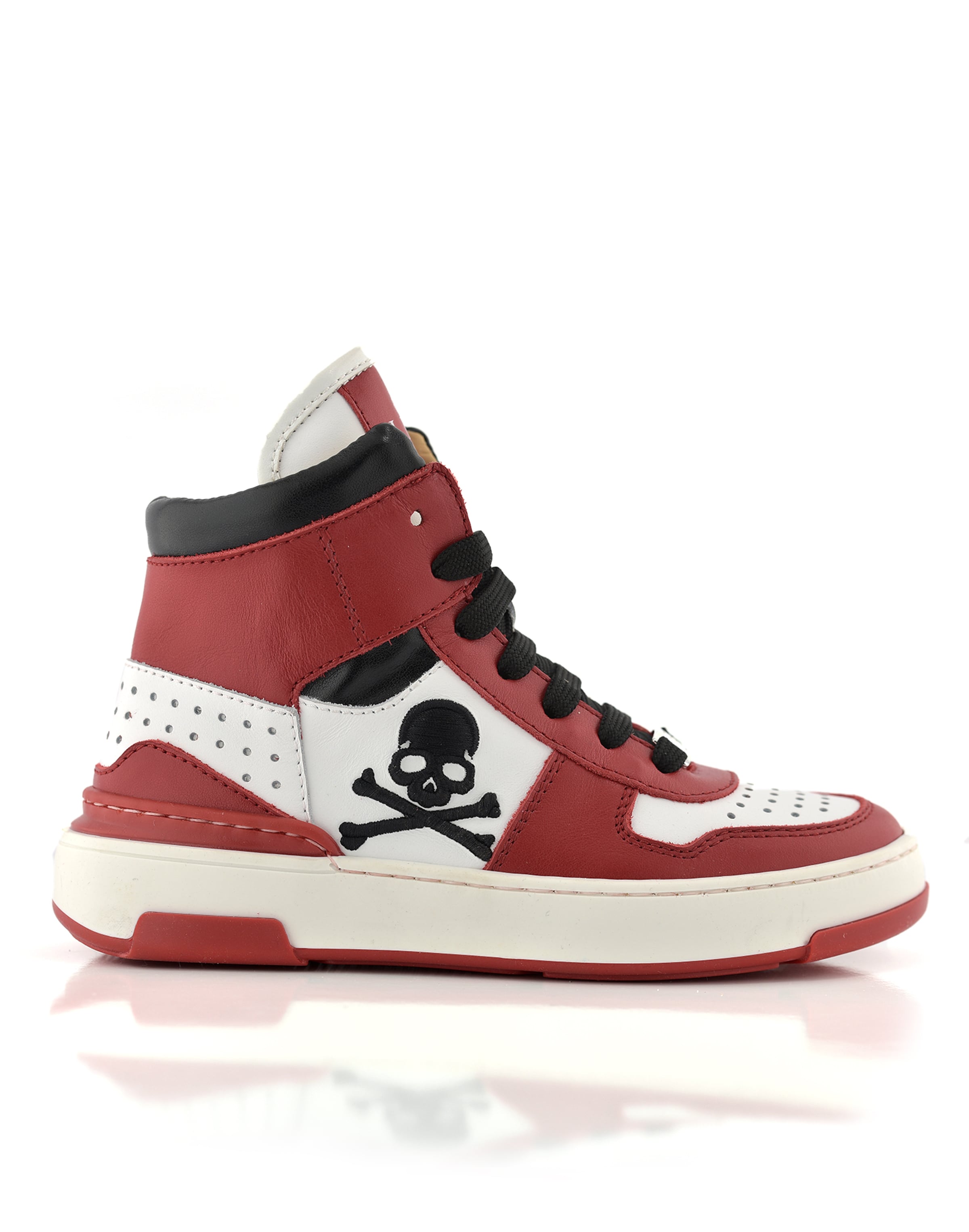 Philipp Plein - Zapatillas deportivas 'Skull' en rojo