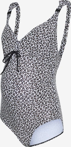 MAMALICIOUS - Bustier Traje de baño en negro: frente