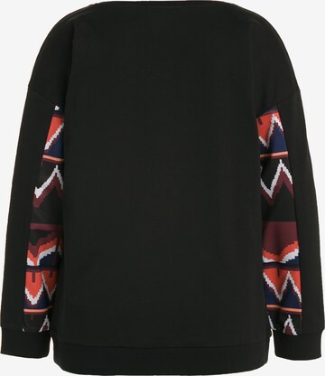 Ulla Popken Sweatshirt in Black