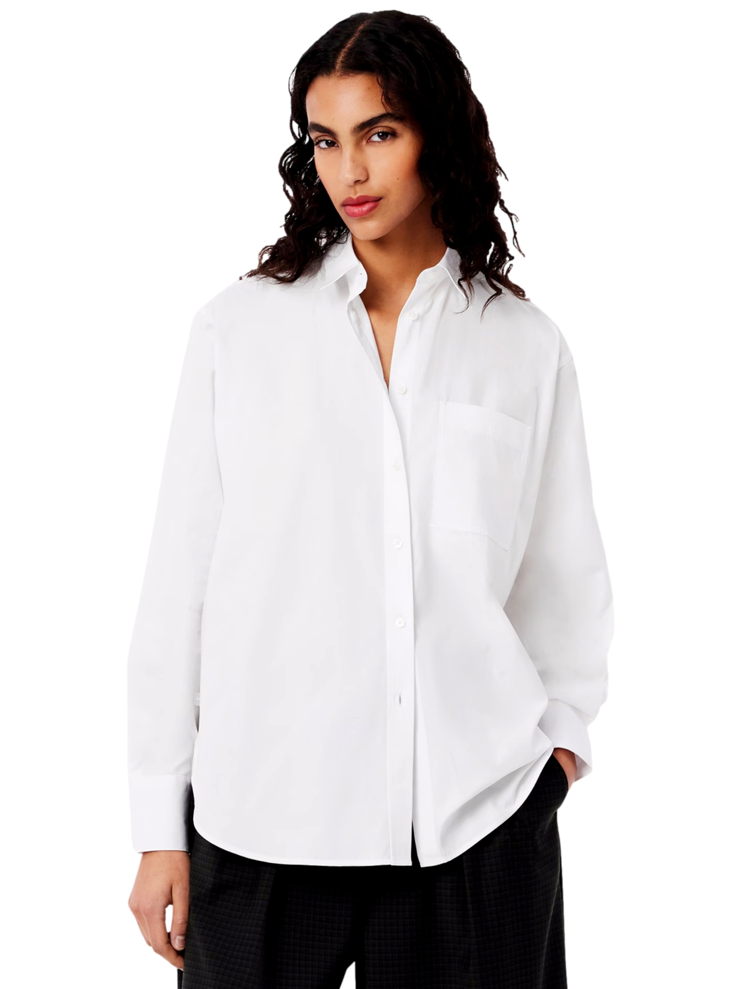LACOSTE Blouse in White: front