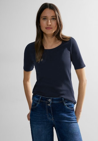 CECIL - Camisa 'Lena' em azul: frente