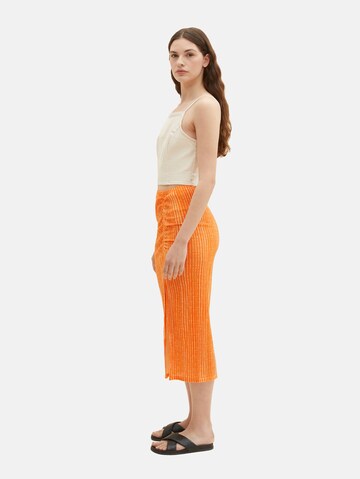 TOM TAILOR DENIM Skirt in Orange