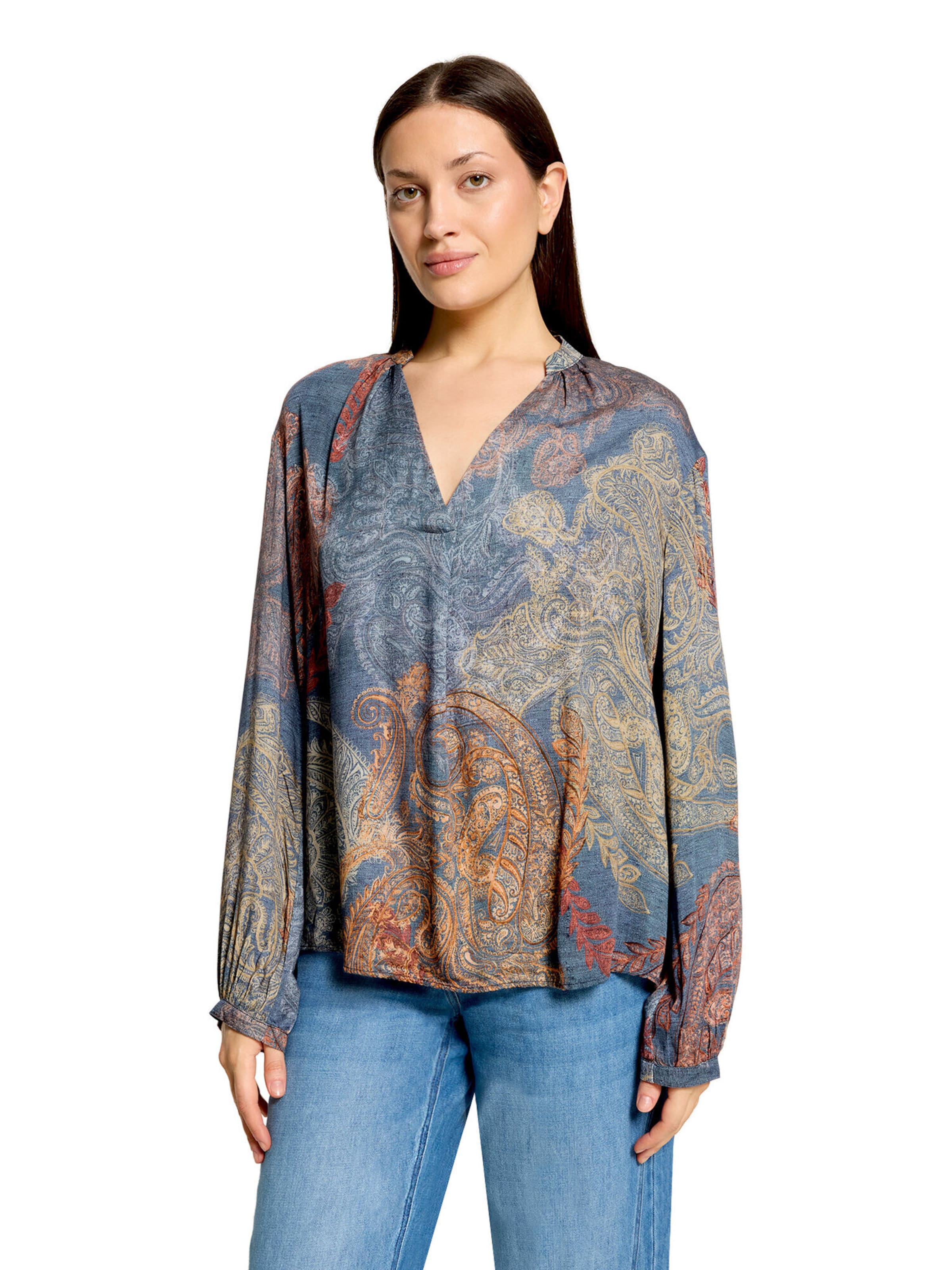 Camicia da donna di Betty Barclay in blu: frontale