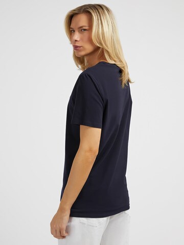 T-Shirt 'Pima' GUESS en bleu