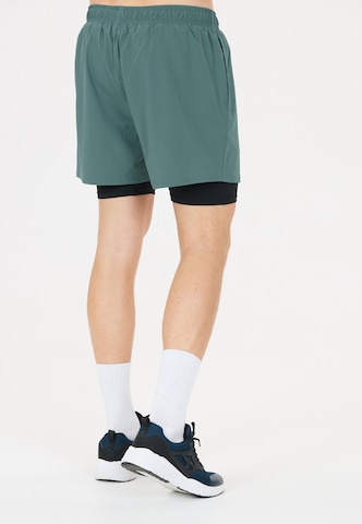 ENDURANCE Regular Workout Pants 'Kros' in Green