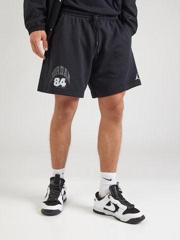 Jordan Loosefit Broek in Zwart: voorkant