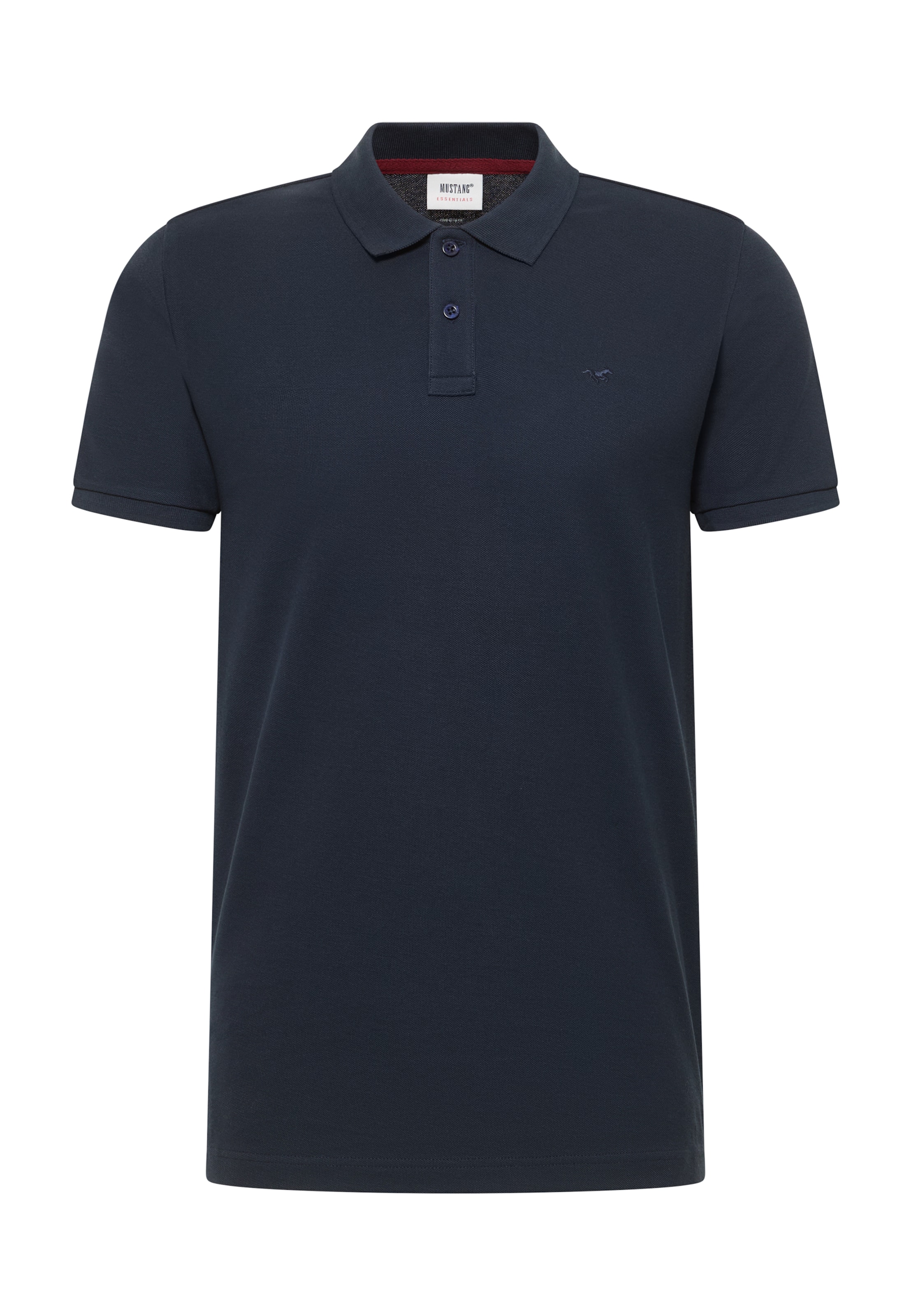 MUSTANG Poloshirt 'Style Pierre' in Blau: Vorderseite