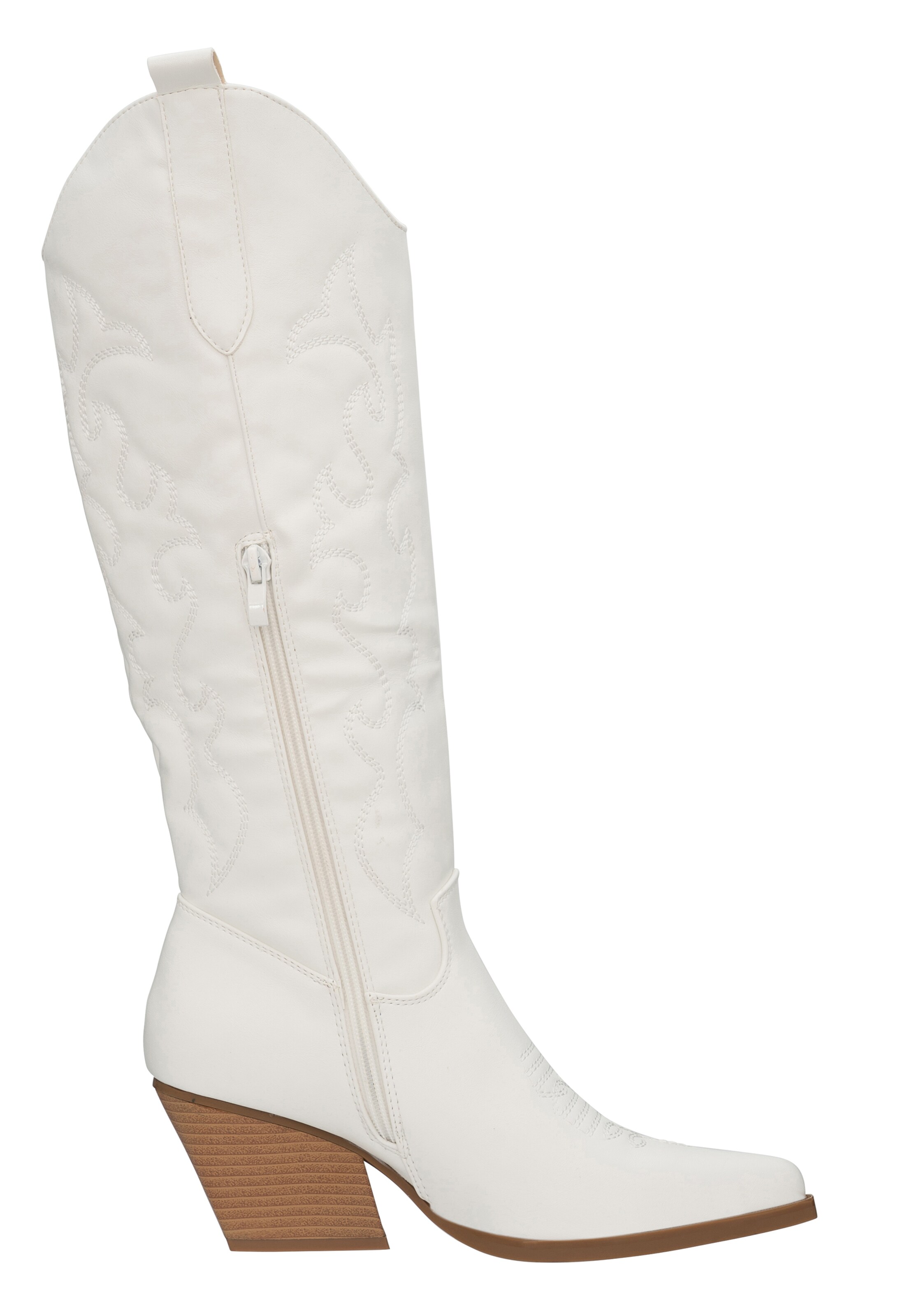 Stivale da cowboy di Salinyang in bianco