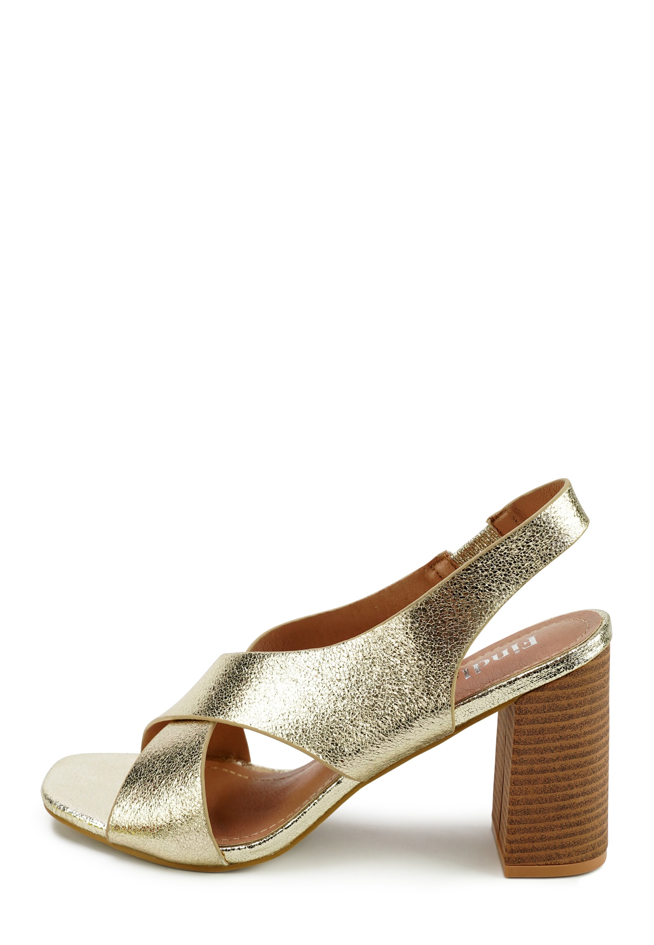 Findlay Sandaal 'Cala' in de kleur Goud, Productweergave