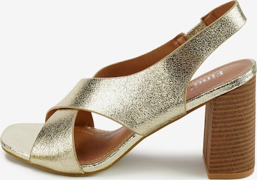 Findlay Sandale 'Cala' in Gold: Vorderseite