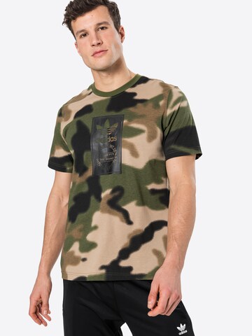 T-Shirt ADIDAS ORIGINALS en vert : devant