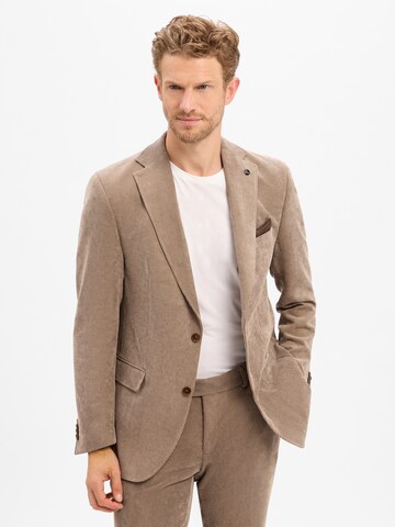 CARL GROSS Regular Fit Sakkos 'Theo' in Beige: Vorderseite